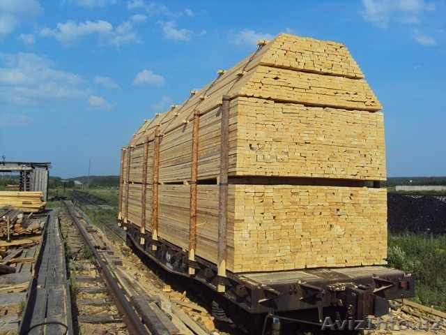 Брус, доска вагонами из России - Изображение #1, Объявление #516497