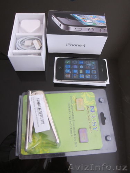  Черный завода разблокирована Apple iphone 4 белых 32GB  - Изображение #3, Объявление #251213